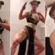 Illustration for article titled Bodybuilder Does A Mean Chun-Li Cosplay